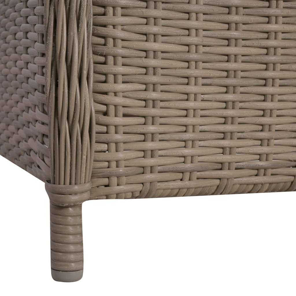 2x Gartenstuhl Poly Rattan Gartensessel Stuhl Gartenmöbel Sessel Stühle Outdoor - Bild 10 von 19