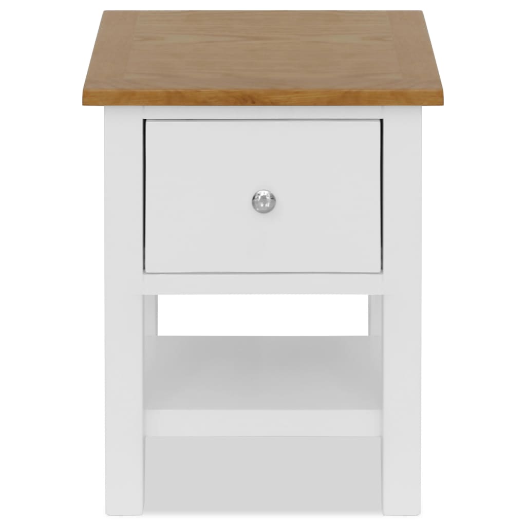 End Table Solid Oak Wood Bedside Cabinet Side Accent Display Plant Stand Small - Picture 13 of 23