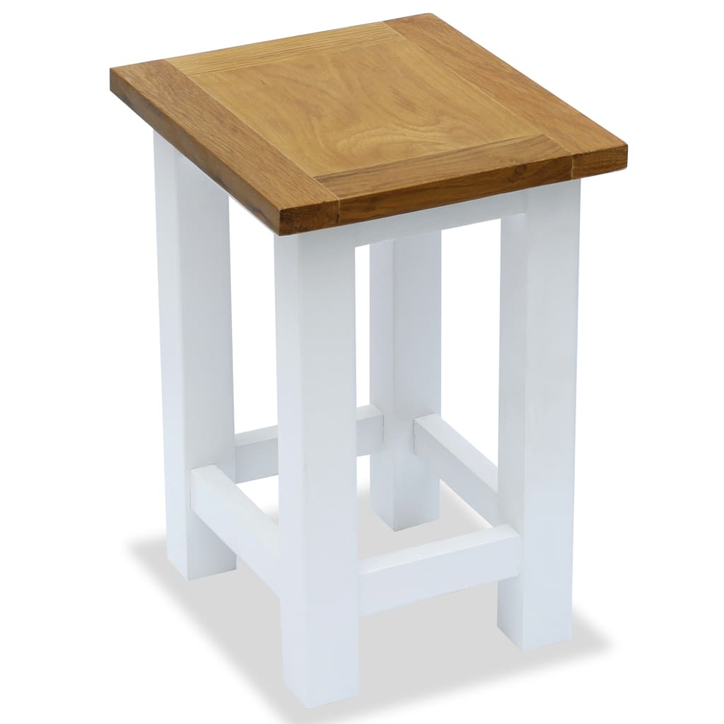 End Table Solid Oak Wood Bedside Cabinet Side Accent Display Plant Stand Small - Picture 2 of 23