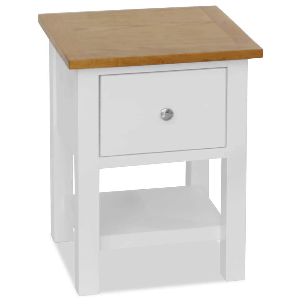 End Table Solid Oak Wood Bedside Cabinet Side Accent Display Plant Stand Small - Picture 11 of 23