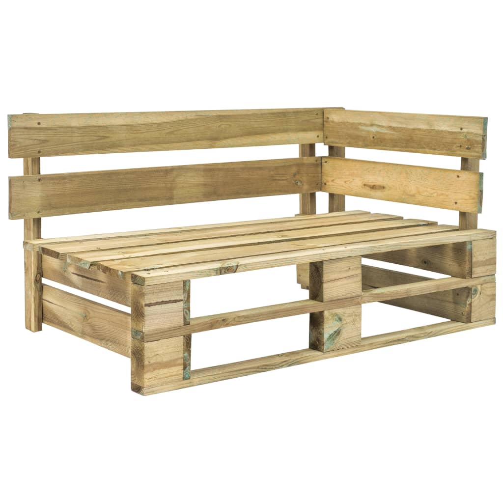 Outdoor-Eckbank Paletten Holz Garten Sofagarnitur Palettenmöbel Ecksofa Eckbank - Bild 14 von 19