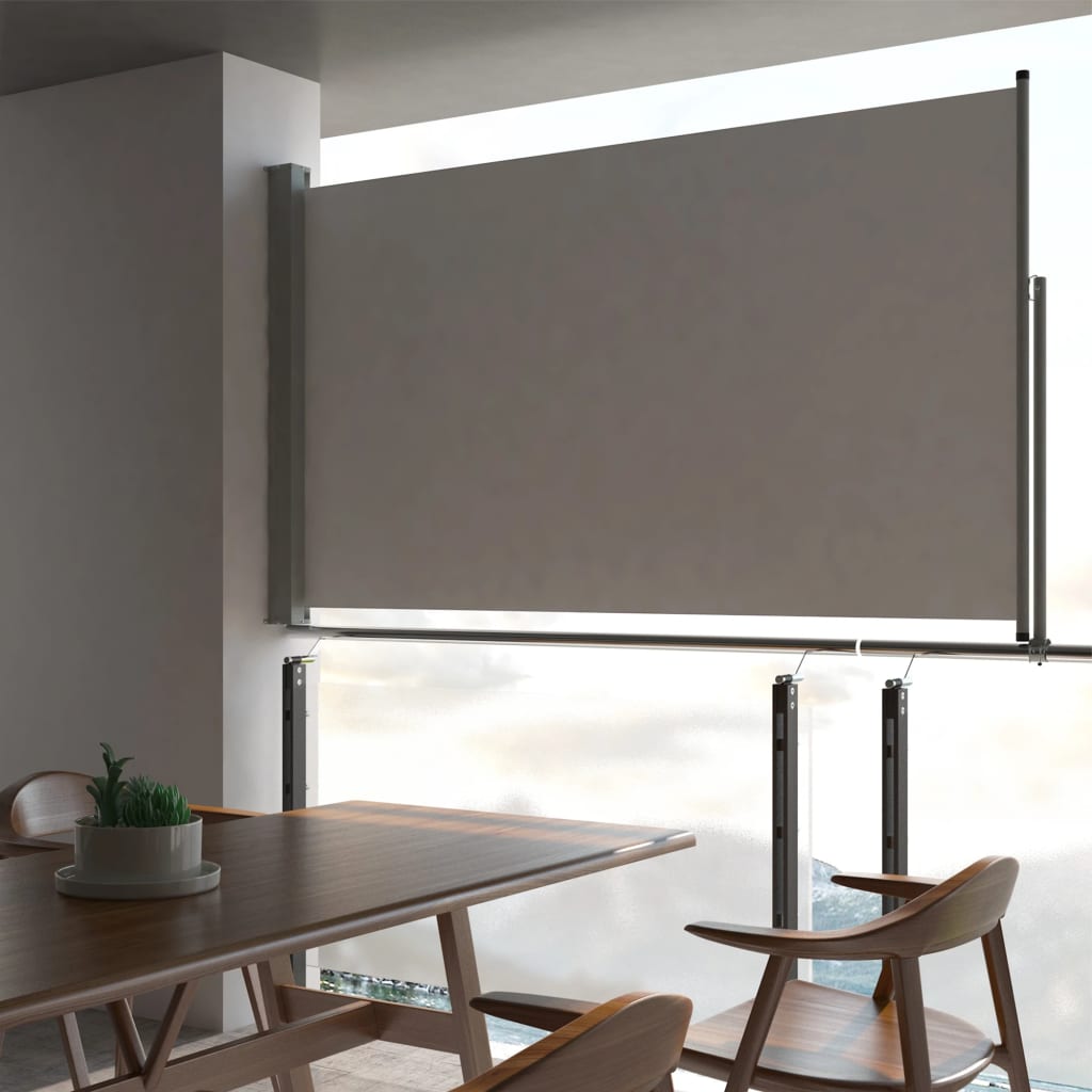 Ausziehbar Seitenmarkise Sonnenschutz Sichtschutz Windschutz Seitenrollo Balkon - Bild 63 von 71