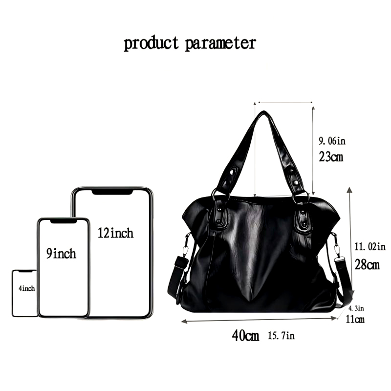 Ladies Handbag Designer Shoulder Tote Bag Women Purse Crossbody Leather Handbags - Picture 22 of 22