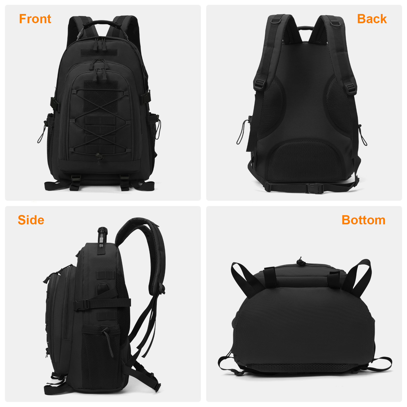 40L Taktischer Rucksack Militär Wanderrucksack Wasserdicht Trekkingrucksack