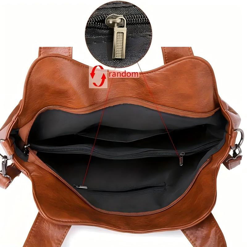 Ladies Handbag Designer Shoulder Tote Bag Women Purse Crossbody Leather Handbags - Picture 6 of 22