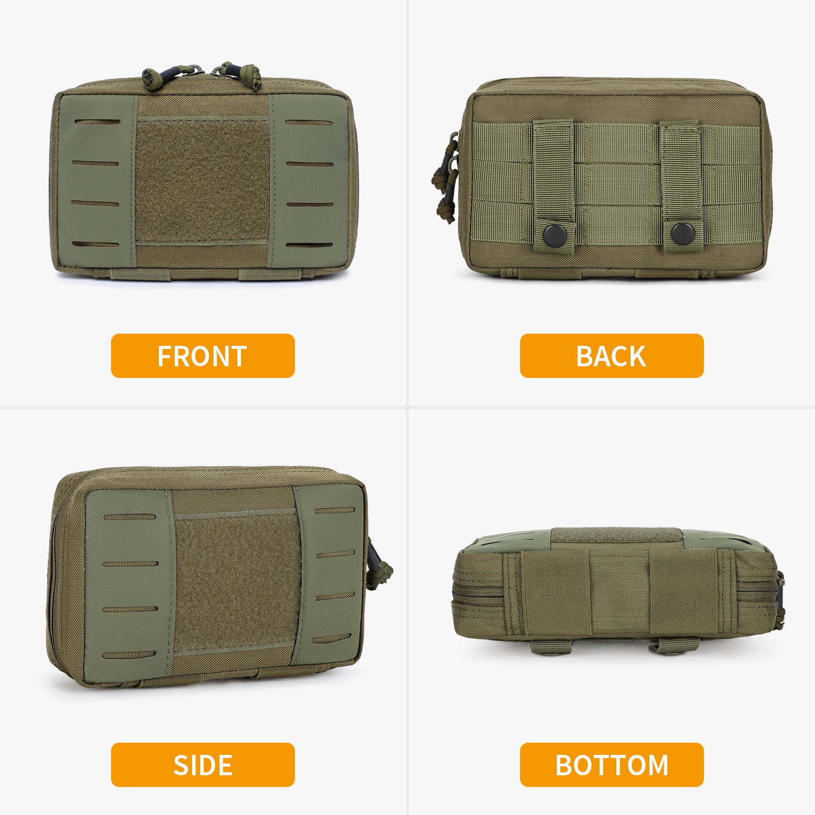 Military Tactical Molle Pouch Multi Purpose Utility Bag Outdoor EDC Waist Pack - Picture 87 of 95