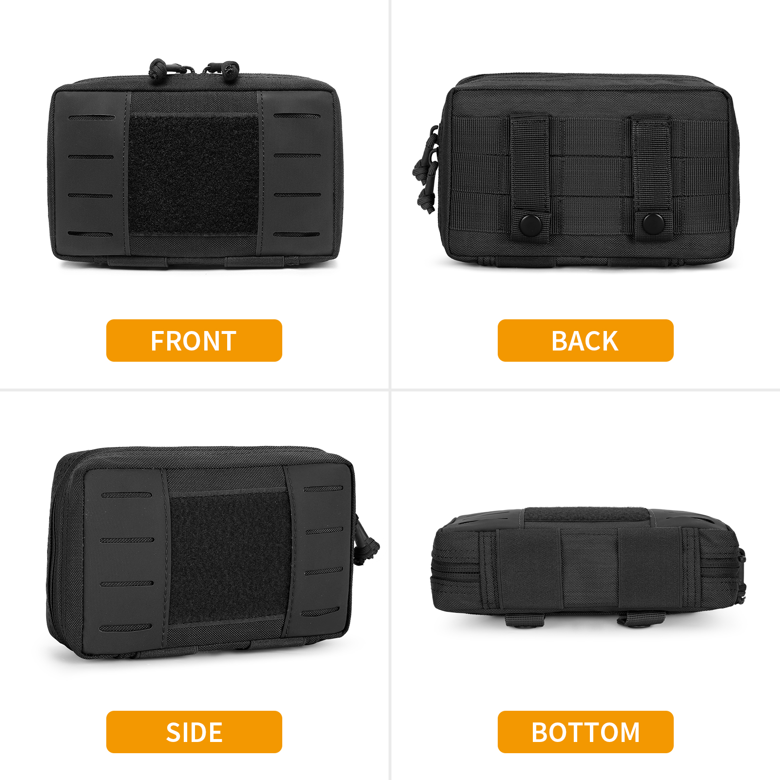 Military Tactical Molle Pouch Multi Purpose Utility Bag Outdoor EDC Waist Pack - Picture 80 of 95