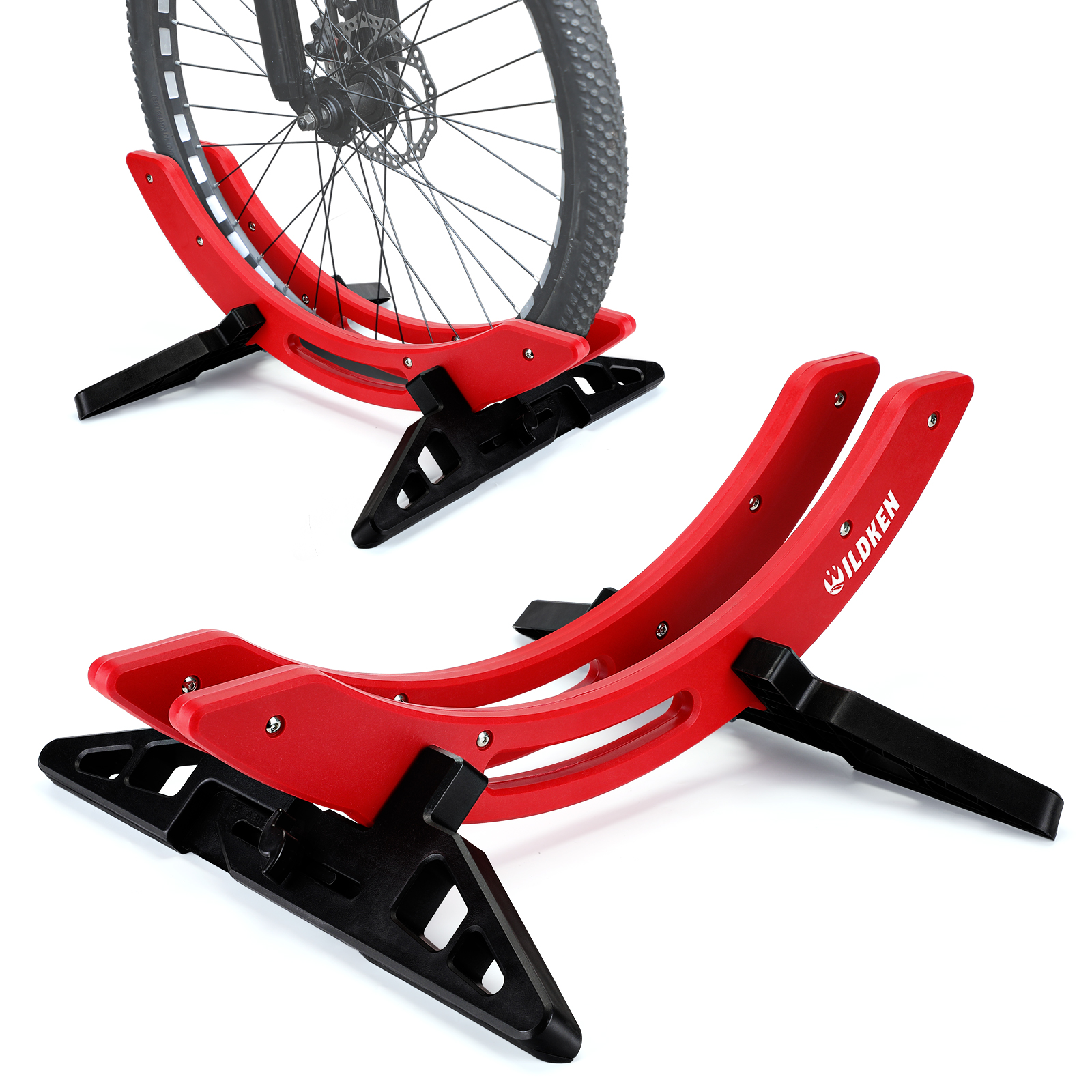 Bicycle Stand Adjustable Home Garage Bike Floor Parking Rack Cycling Accessory - Picture 21 of 21