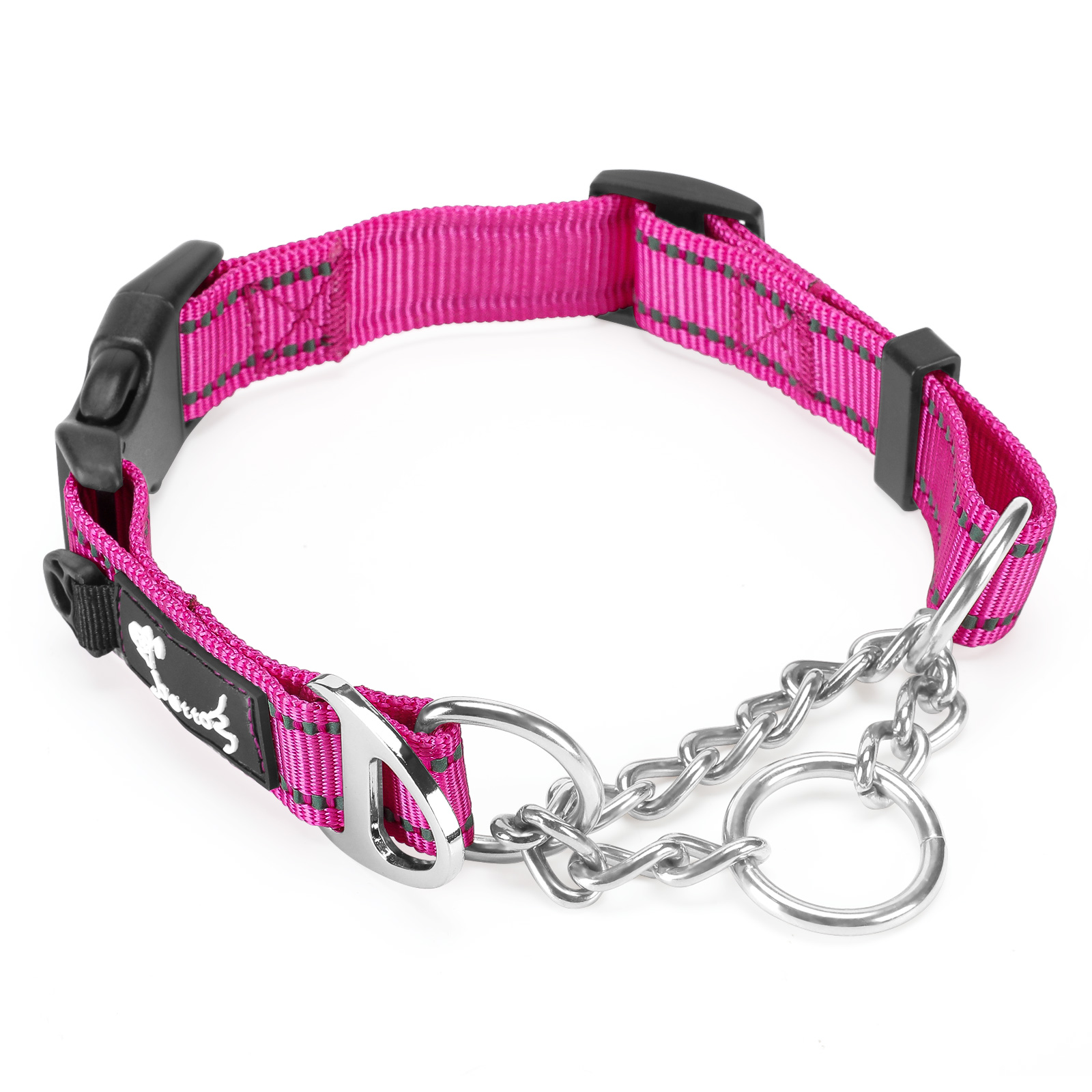 Dog Collar Pull Stop Collar Dogs with Safety Lock Collar Nylon - Picture 12 of 35