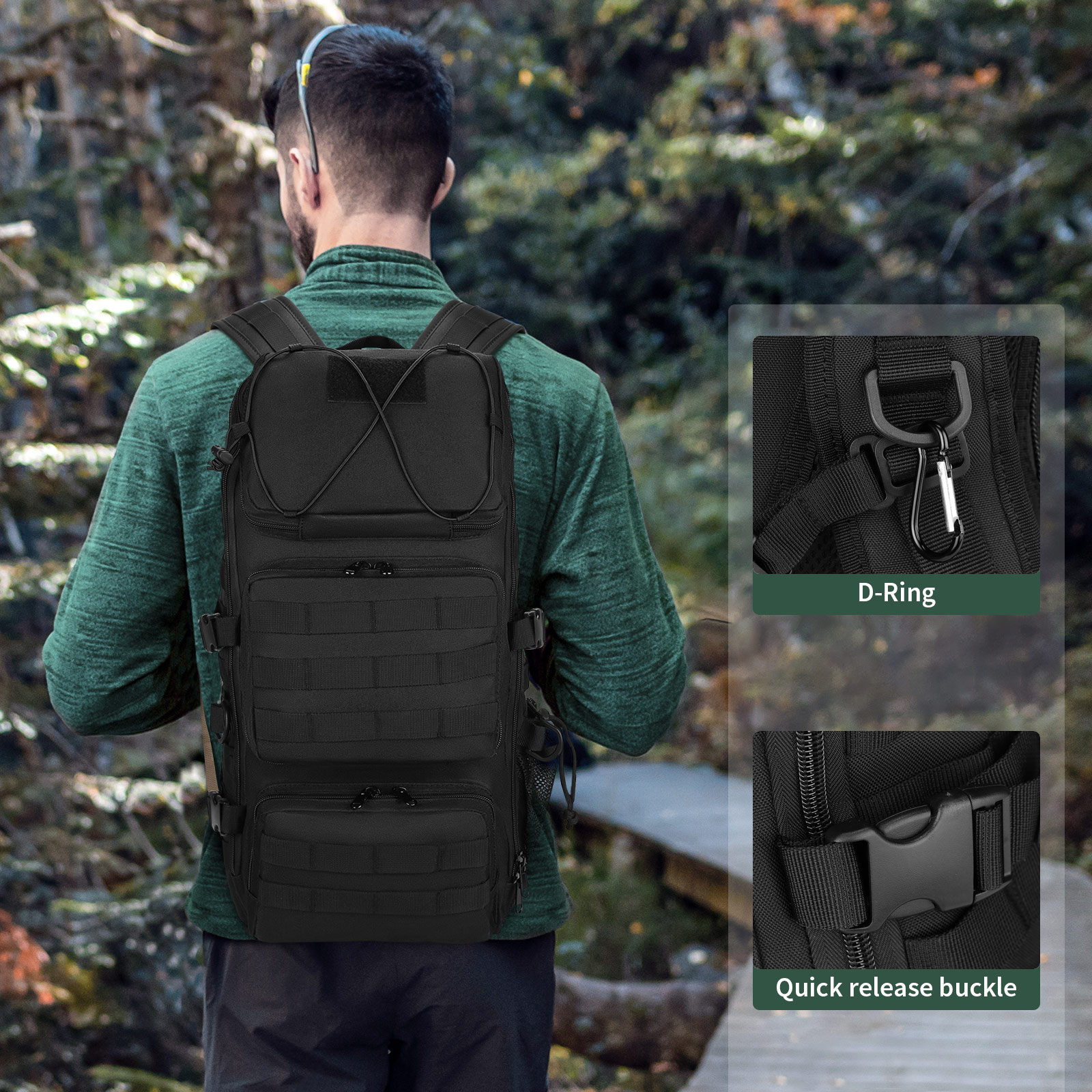 12L 20L 30L 40L 45L Army Rucksack Molle Outdoor Armee Bundeswehr Kampfrucksack