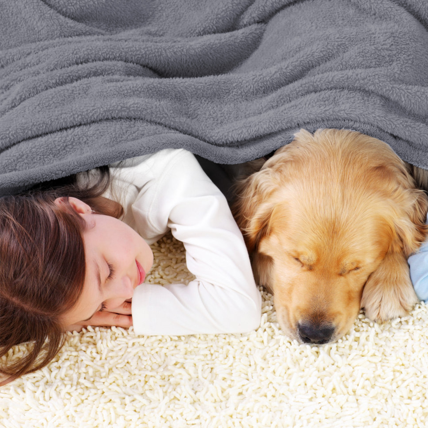 Dog Blanket Pet Blankets Dog Mat Fleece Blanket Waterproof for Sofa Bed - Picture 18 of 37
