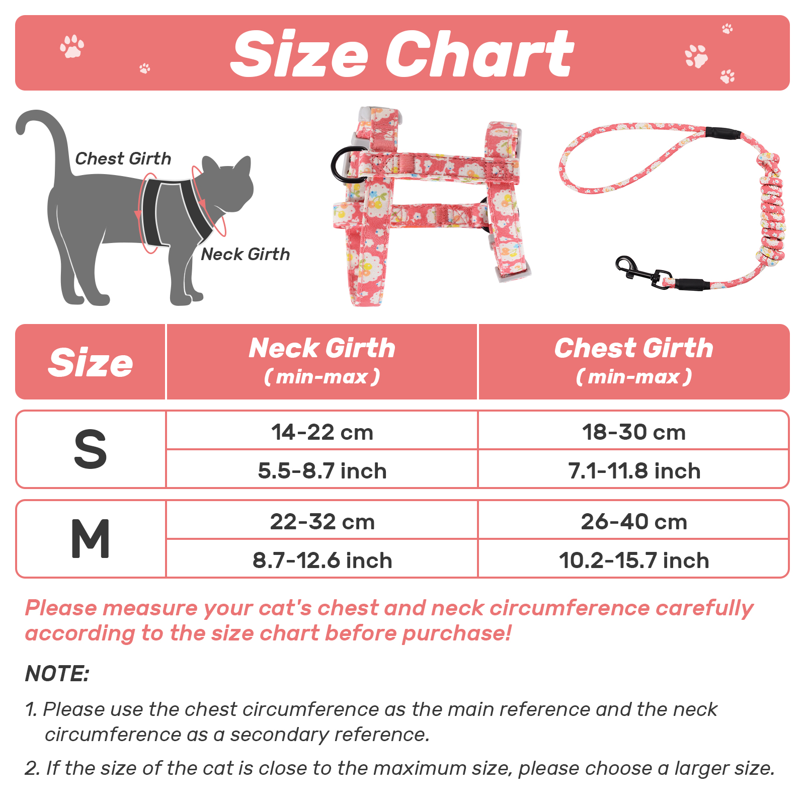 Katzengeschirr mit Leine Ausbruchsicher Soft Verstellbar Hundegeschirr Geschirr - Bild 24 von 52