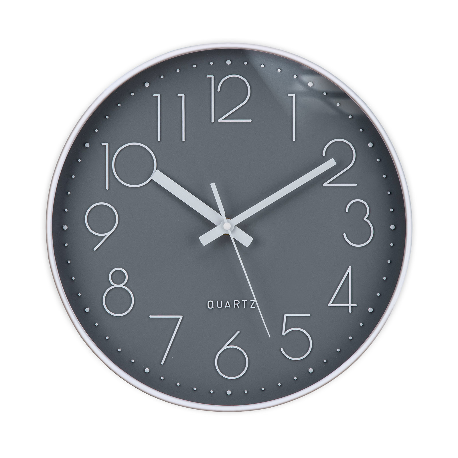 Wall Clocks Modern Non-Ticking Silent 12 Inch Quartz Room Decro Clock Battery - Picture 9 of 10