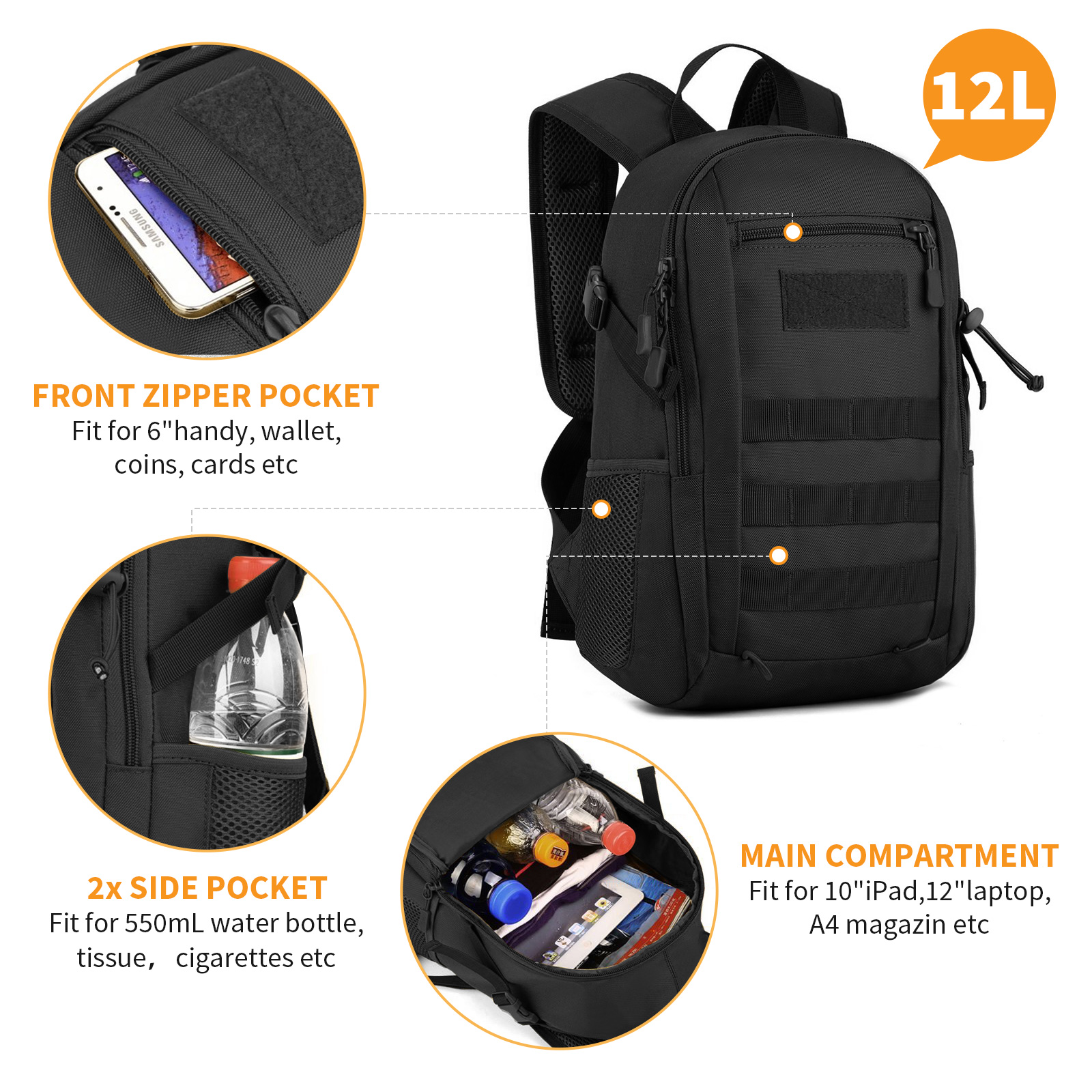 60L-70L-100L Hiking Camping Backpack Outdoor Travel Luggage Rucksack Waterproof - Picture 80 of 94