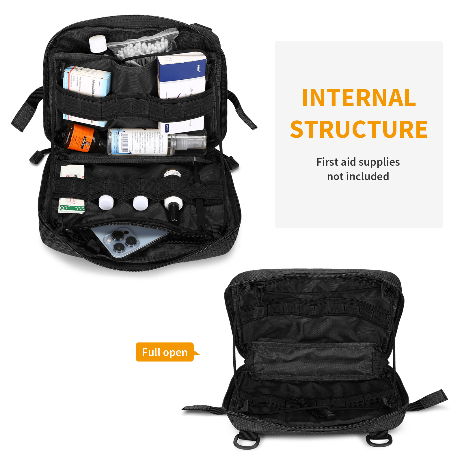 Military Tactical Molle Pouch Multi Purpose Utility Bag Outdoor EDC Waist Pack - Picture 71 of 95