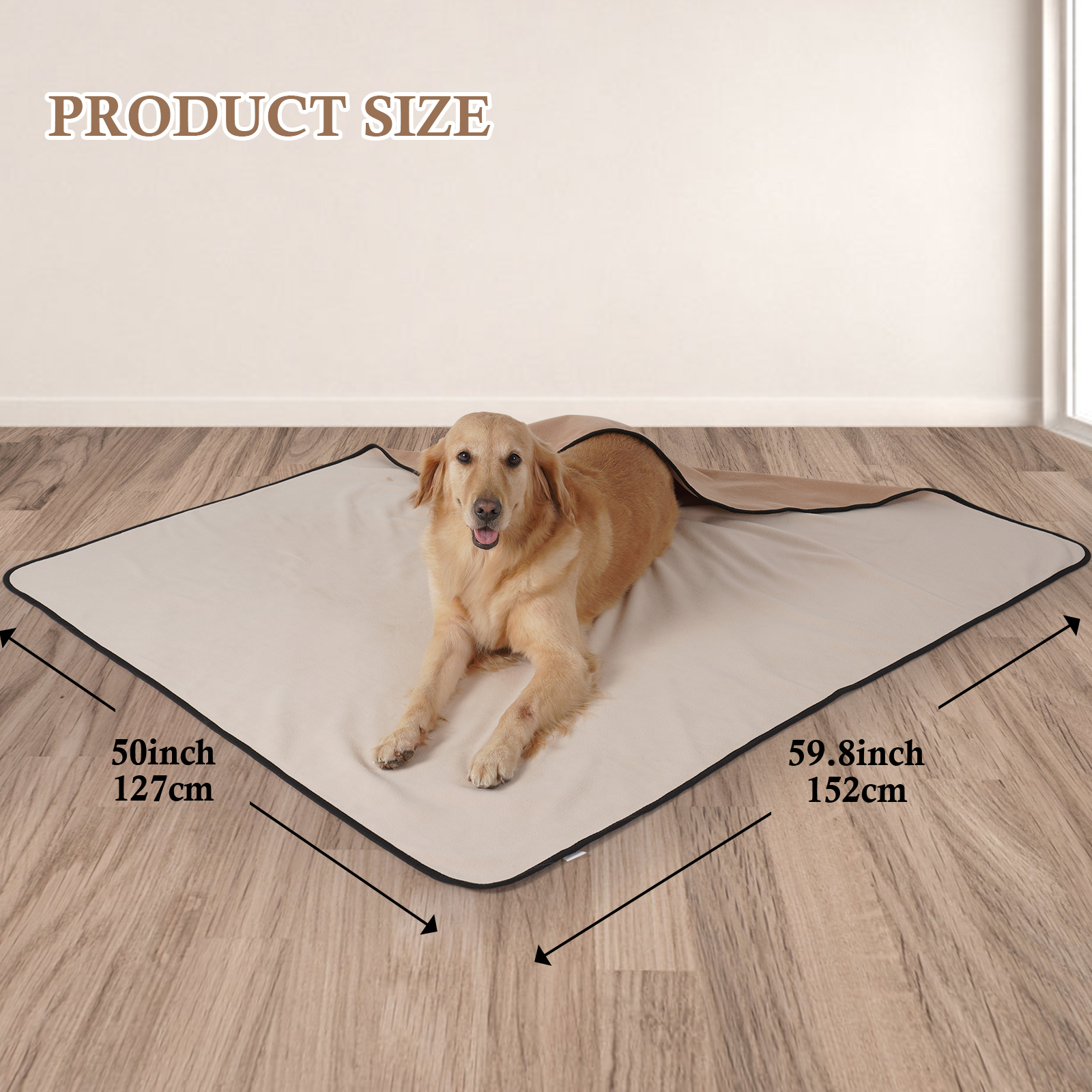 Dog Blanket Pet Blankets Dog Mat Fleece Blanket Waterproof for Sofa Bed - Picture 27 of 37