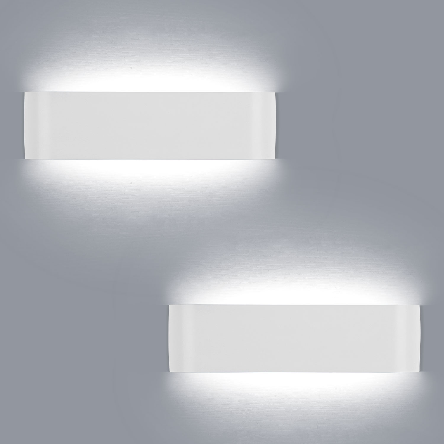 Lámpara de pared LED de 2 unidades de 16 W para interior luz ascendente lámpara de pared iluminación de escalera - Imagen 18 de 18