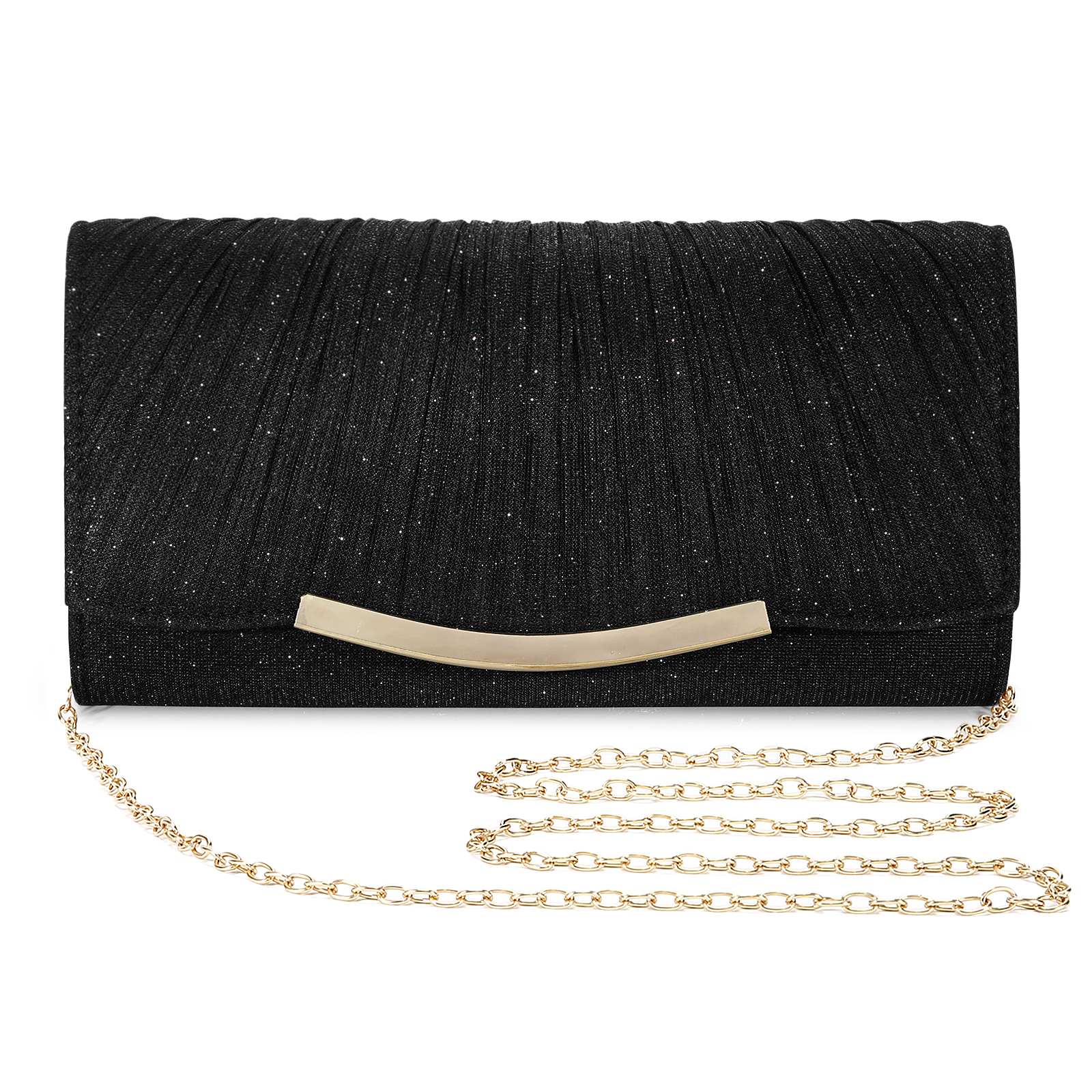 Abendtasche Damen Clutch Bag Handtasche Klein Tasche Umhängetasche Kettentasche 