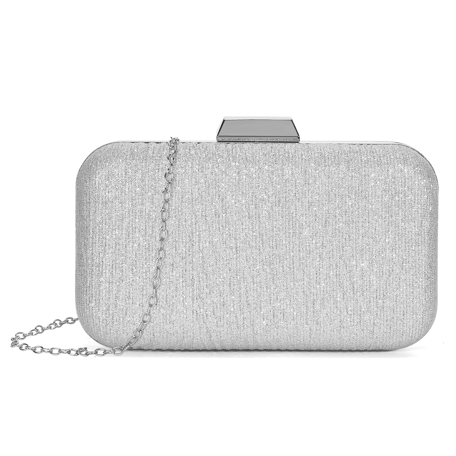 Women Evening Clutch Bag Glitter Handbag for Wedding Cocktail Prom Party Purse - Picture 54 of 85