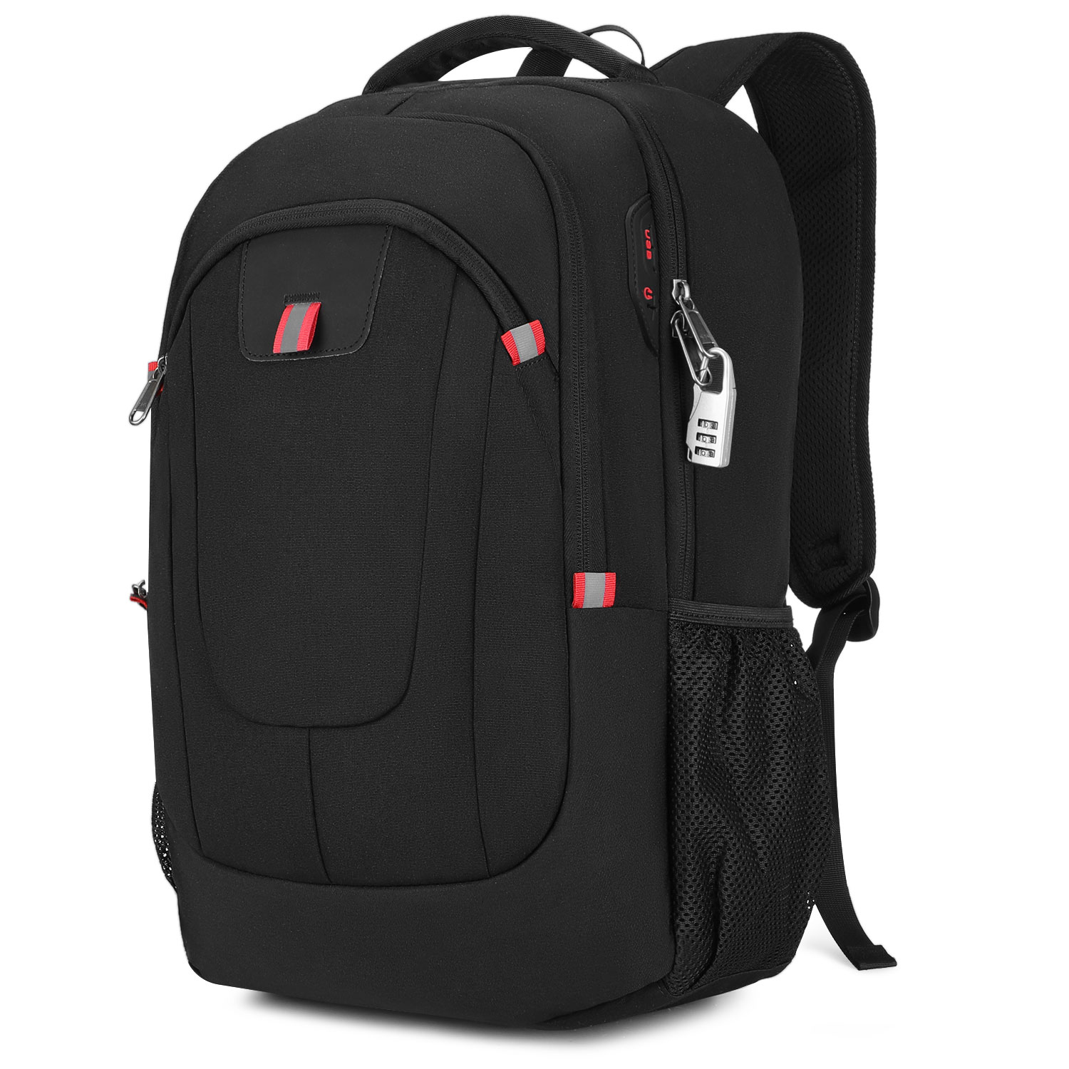 15.6" Men's Anti Theft Backpack Large Laptop Rucksack Waterproof Business Bag