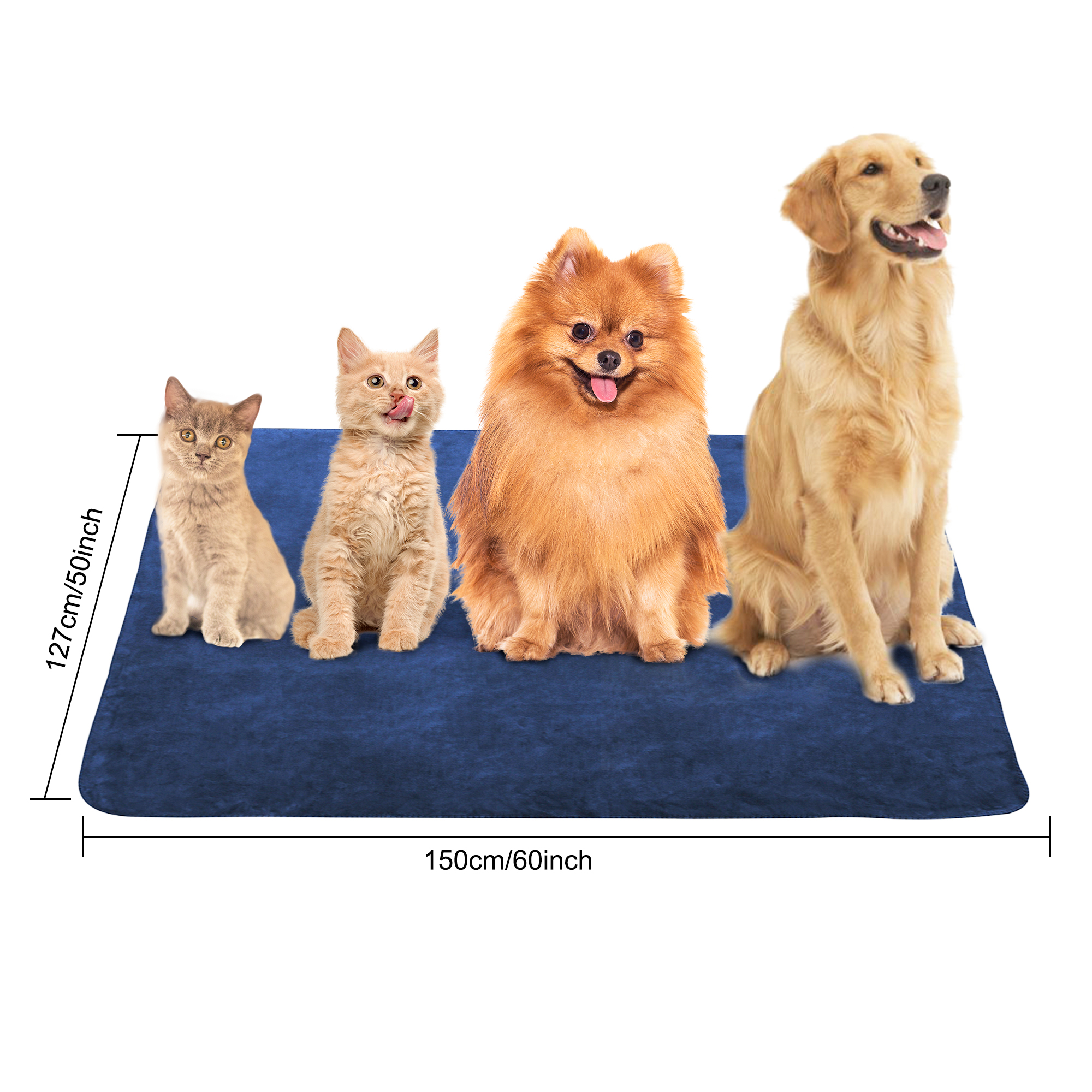 Waterproof Pet Blankets Dogs Cats Soft Plush Throw Protects Bed Couch Blanket - Picture 25 of 27