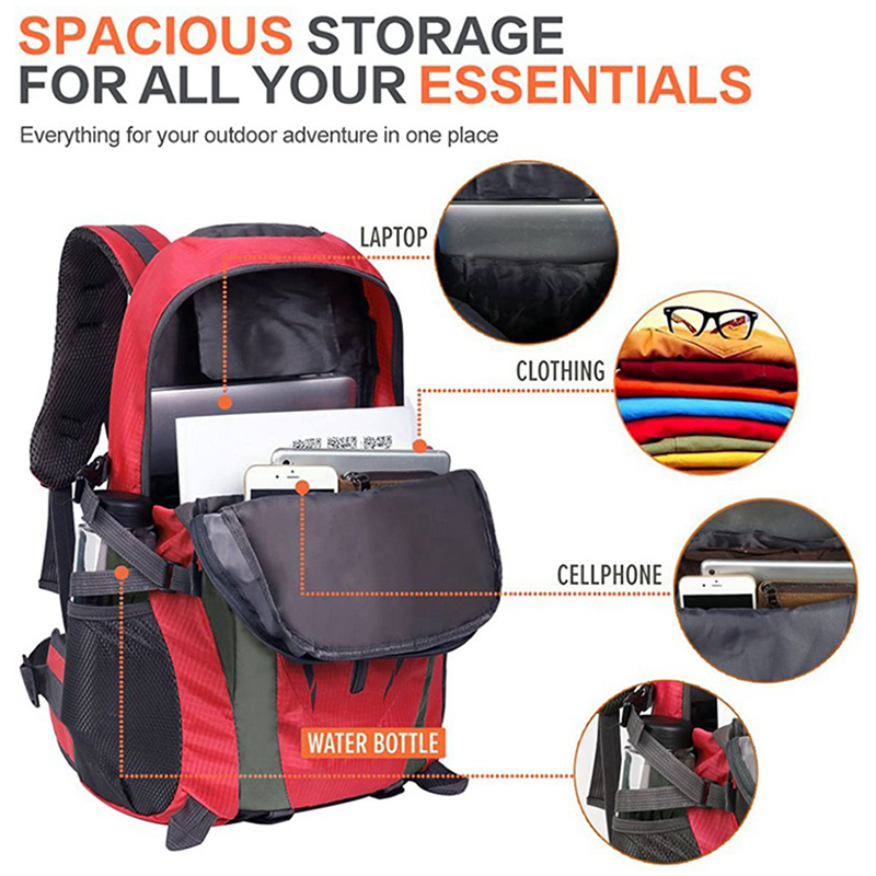 HUNTVP 20L 30L 40L Rucksack Wasserdicht Wanderrucksack Reise Trekkingrucksack - Bild 33 von 40