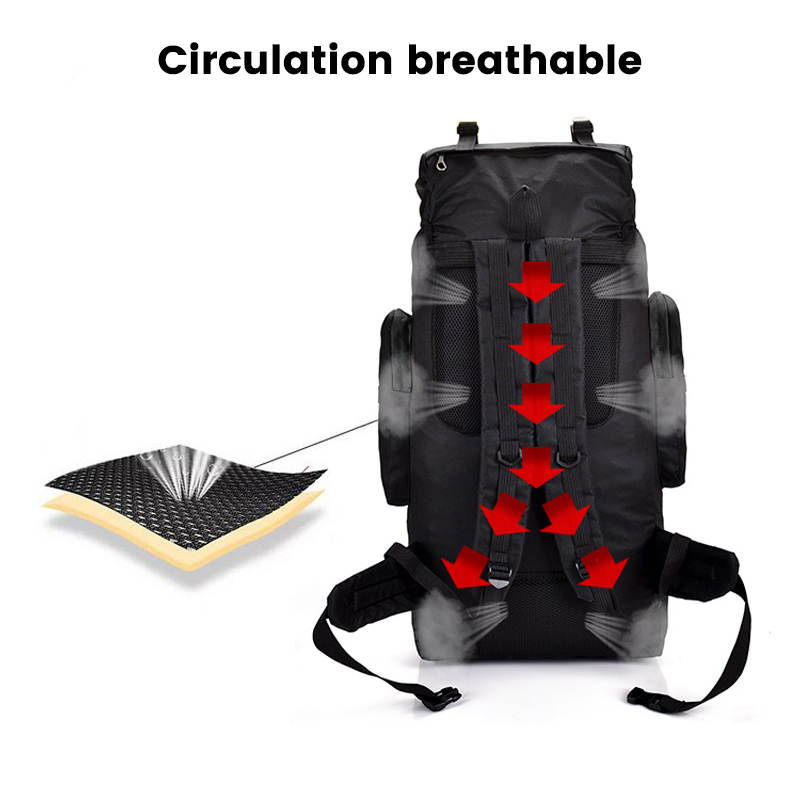 30L 60L 80L 100L Hiking Camping Backpack Waterproof Large Travel Rucksack Bags - Picture 68 of 77
