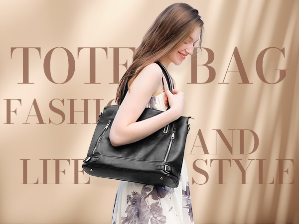 Ladies Leather Handbag Designer Top-Handle Bag Vintage Fashion Tote Shoulder Bag - Picture 24 of 24