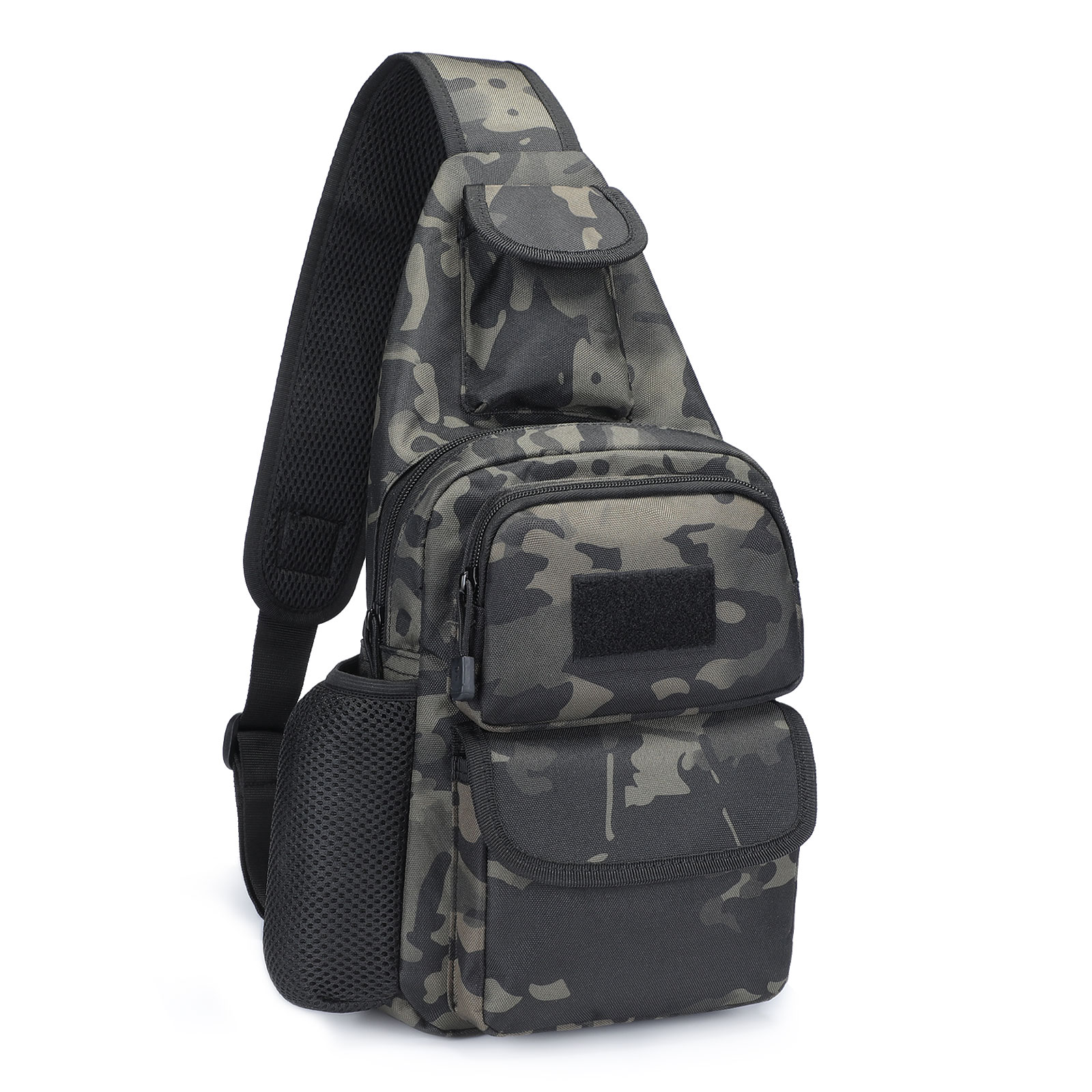 Tactical Sling Bag Small Shoulder Backpack Molle Chest Pack Daily Casual Daypack