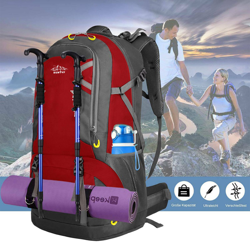 30L 60L 80L 100L Hiking Camping Backpack Waterproof Travel Rucksack Luggage Bag - Picture 23 of 37