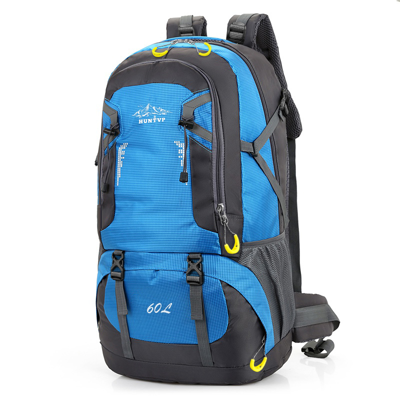 60L Hiking Camping Backpack Waterproof Nylon Outdoor Travel Luggage Rucksack Bag - Picture 25 of 26