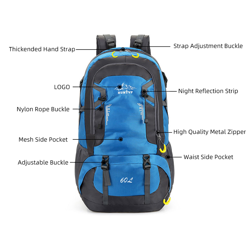 30L 60L 80L 100L Hiking Camping Backpack Waterproof Travel Rucksack Luggage Bag - Picture 25 of 37