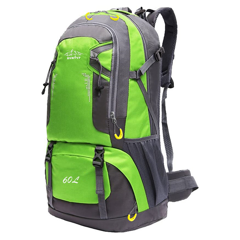 60L Hiking Camping Backpack Waterproof Nylon Outdoor Travel Luggage Rucksack Bag - Picture 24 of 26