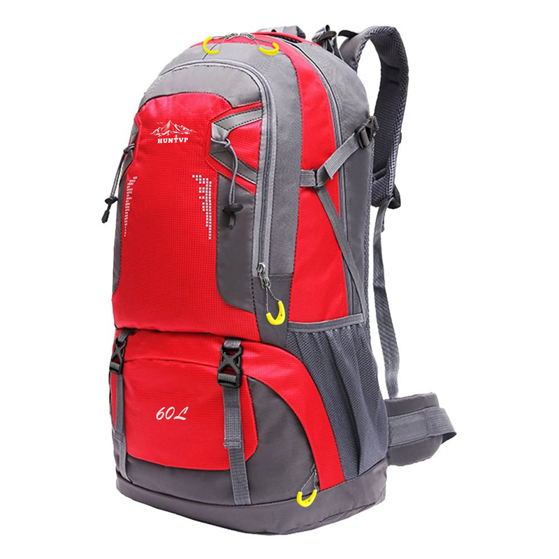 60L Hiking Camping Backpack Waterproof Nylon Outdoor Travel Luggage Rucksack Bag - Picture 22 of 26