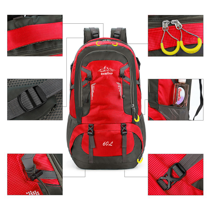 30L 60L 80L 100L Hiking Camping Backpack Waterproof Large Travel Rucksack Bags - Picture 56 of 77