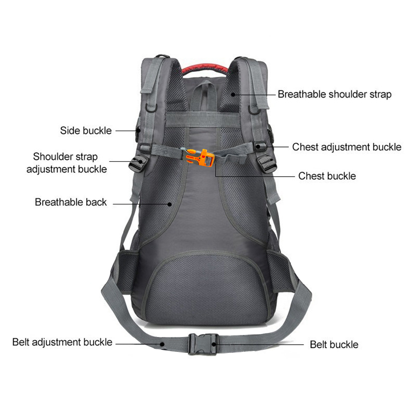 30L 60L 80L 100L Hiking Camping Backpack Waterproof Travel Rucksack Luggage Bag - Picture 26 of 37