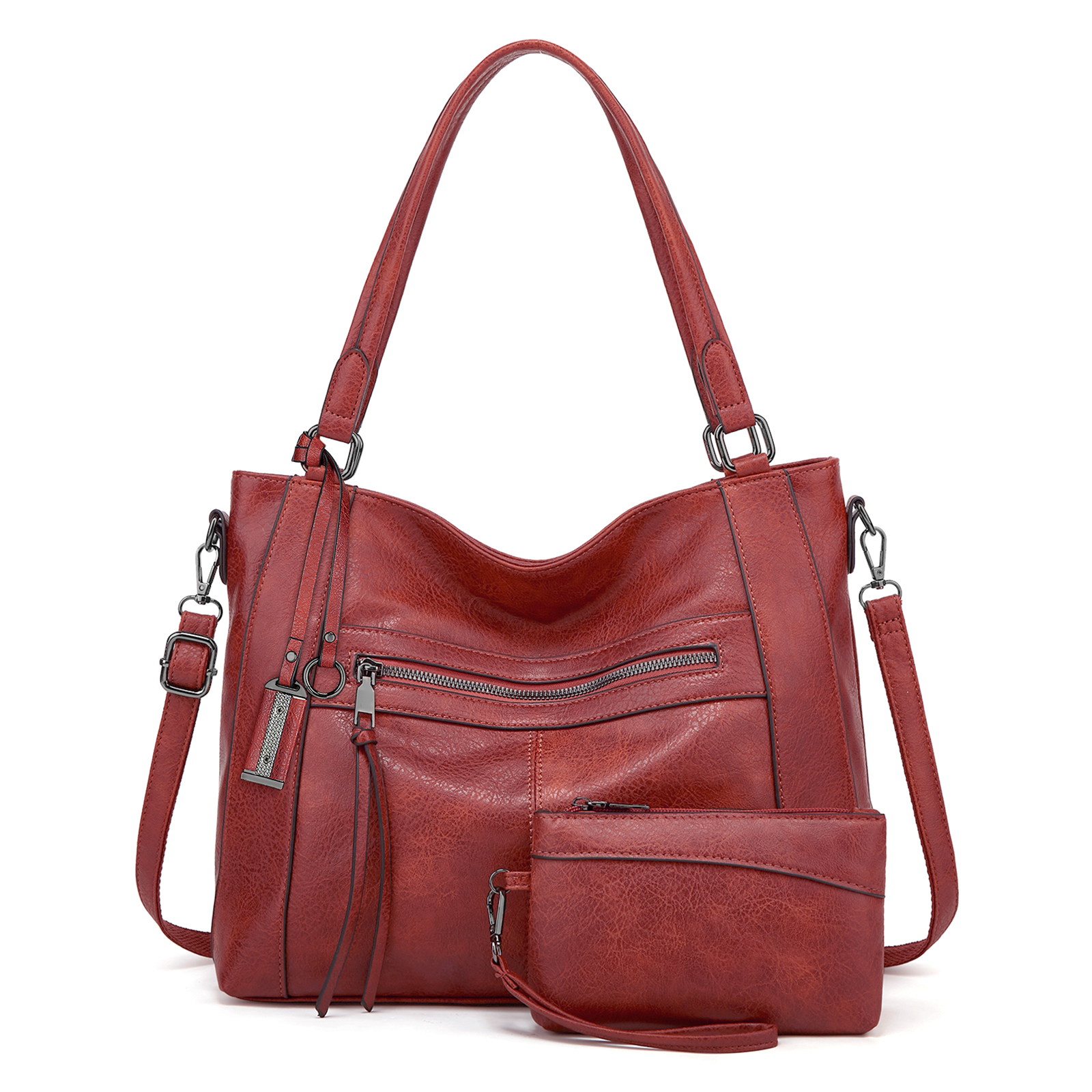 Large Women Tote Bags Shoulder Bag Designer Handbag Soft Leather Shopping Bag - Picture 35 of 35